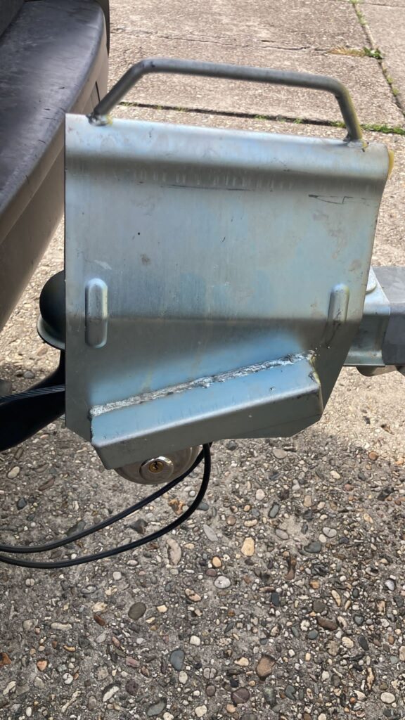 Disselslop om diefstal van de trailer te voorkomen