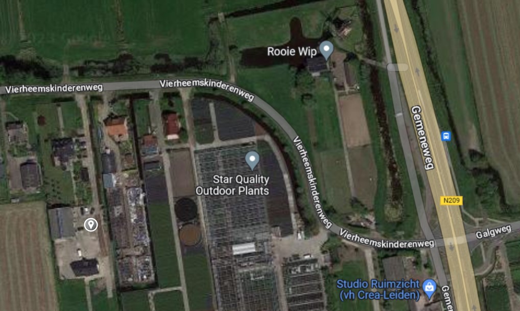 Ophaal locatie voor de Fietstrailer